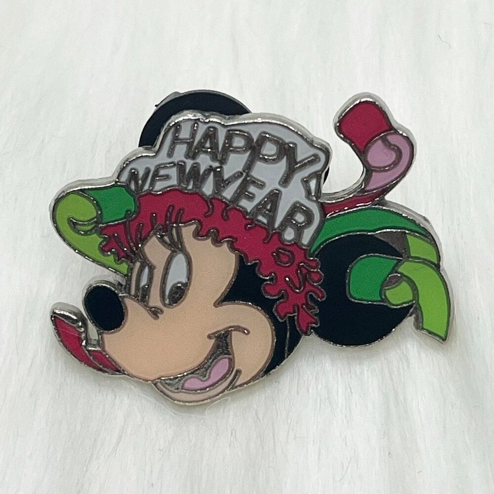 🔮 5/$25 Disney Minnie Mouse Happy New Year‎ Pin